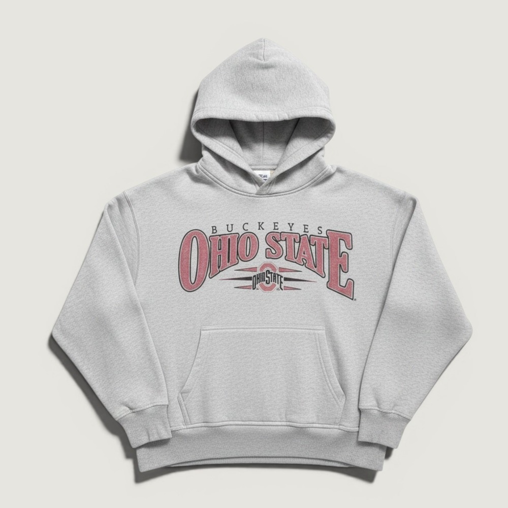 Hollister Ohio State Buckeyes Hoodie Womens‎ XS Gray Excellent 2014 Champions
